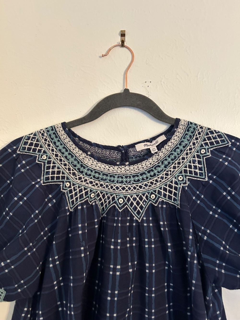Madewell Puff Sleeve Mini Dress XXS - Picture 4 of 5